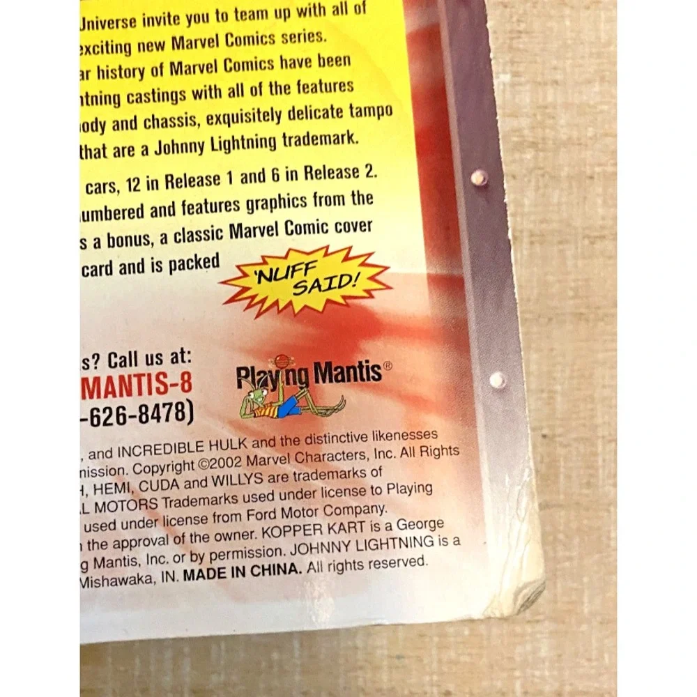 Untold Tales of SPIDERMAN 2002 Johnny Lightning '59 El Camino Die‎ Cast Car